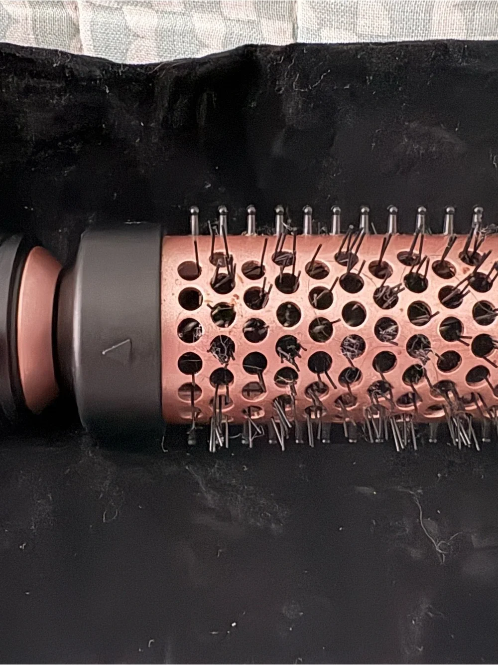 WavyTalk T2 Hot Air Thermal Brush - Black & Rose Gold